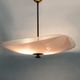 chandelier pale pink painter's palette, modernist suspension year 50
