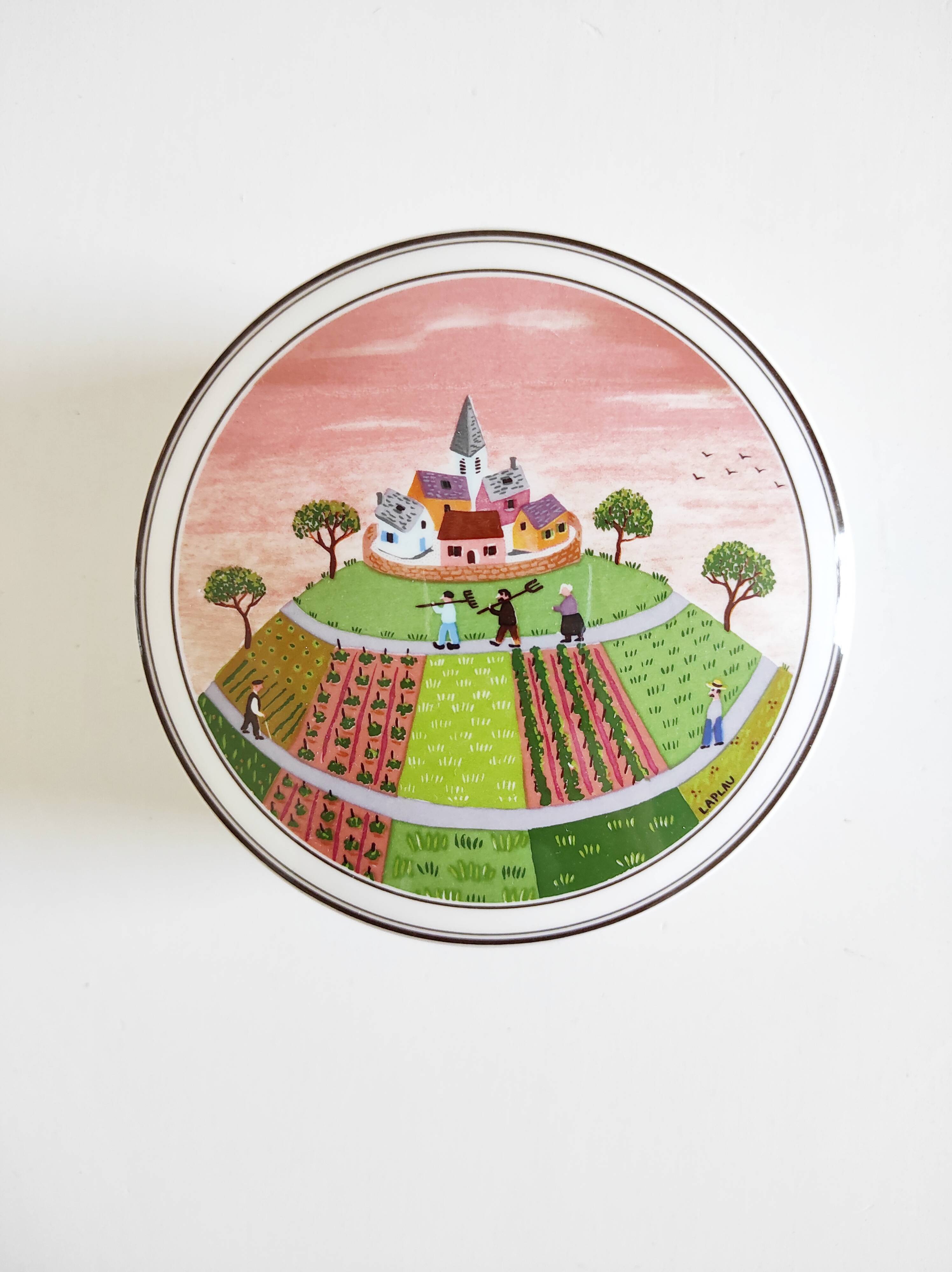 Boîte Villeroy et Boch porcelaine Laplau