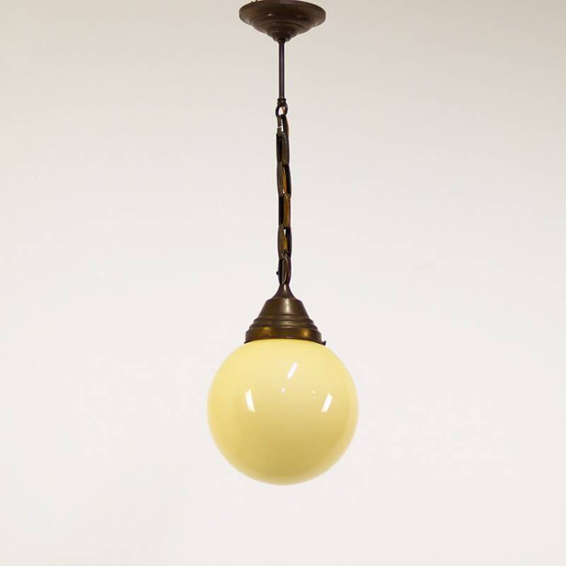 Lampe suspendue Art Déco antique