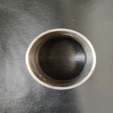 Towel ring in old silver metal