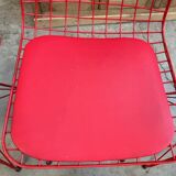 Suite of 10 metal chairs