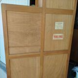 Asymmetrical furniture with compass feet from the 50s/60s