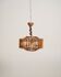 Rattan woven ceiling lamp, '70s