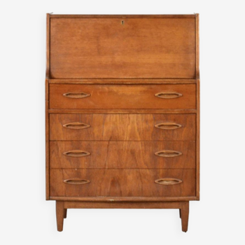 Bureau / Cabinet vintage en teck de style danois « Jentique » du milieu du siècle