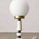 Vintage Italian Table Lamp in Brass and Marble, 1960s