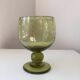 Large decorative Biot bubbled glass, hand-blown in France
