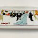 Mignardises dish or porcelain pastries, signed Maxim's de Paris - 1980s