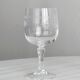 Set of 6 chiseled crystal digestive glasses