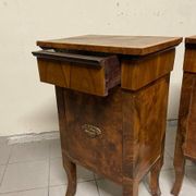 Large Art Deco bedside tables, Italy, 1930s, set of 2