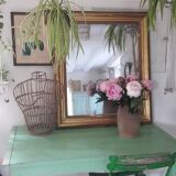 Gold foil mirror 90x78