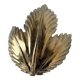 Applique fleur dorée années 70