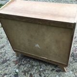 Commode 4 tiroirs sans poignées vintage