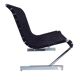 Scandinavian mid-century armchair in chrome and plaiting