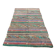 Tapis Kilim turc à rayures neutres
