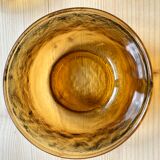 Amber bowls Lever France and amber yellow plates