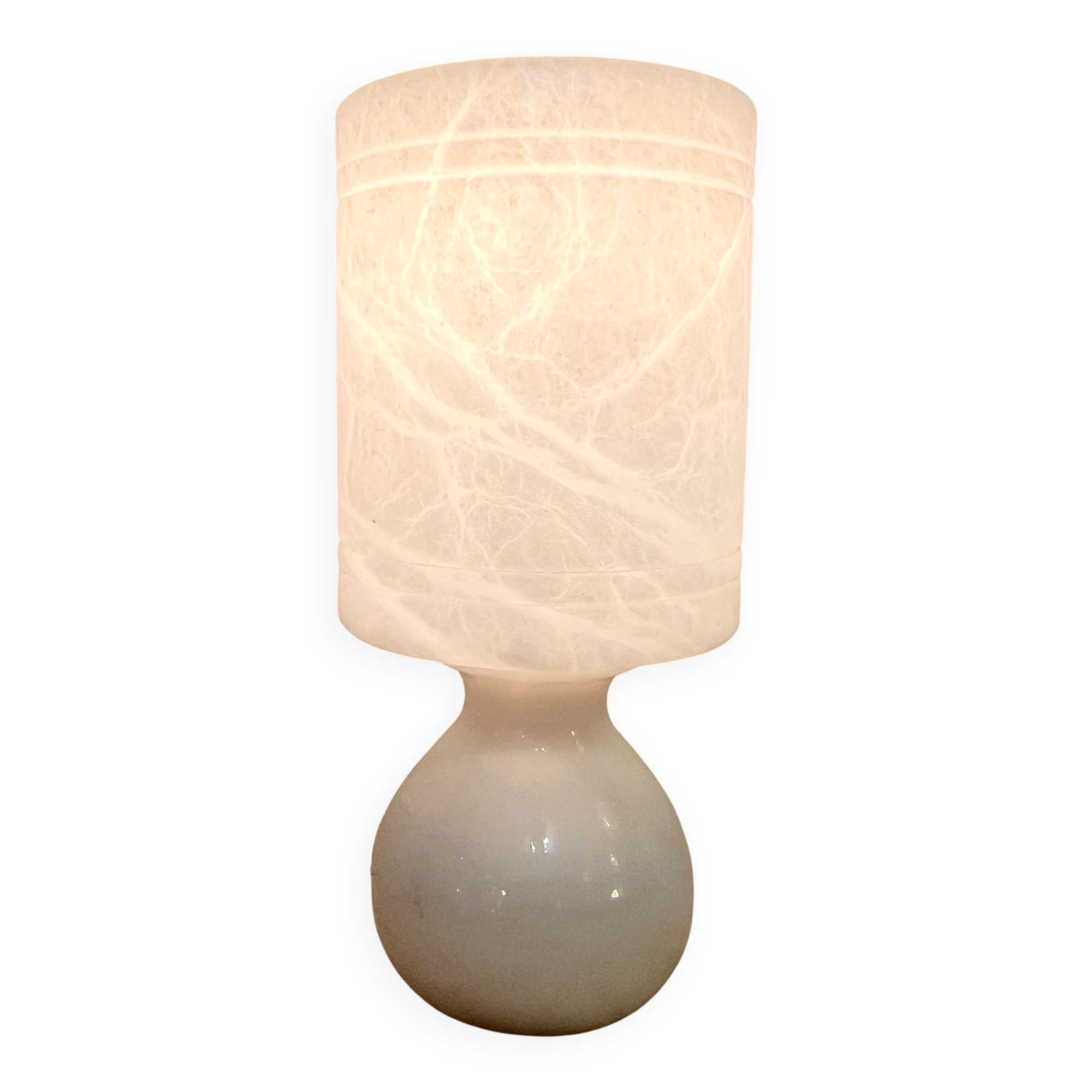 White alabaster lamp - Alabaster night light