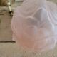 Pink Art Deco globe suspension