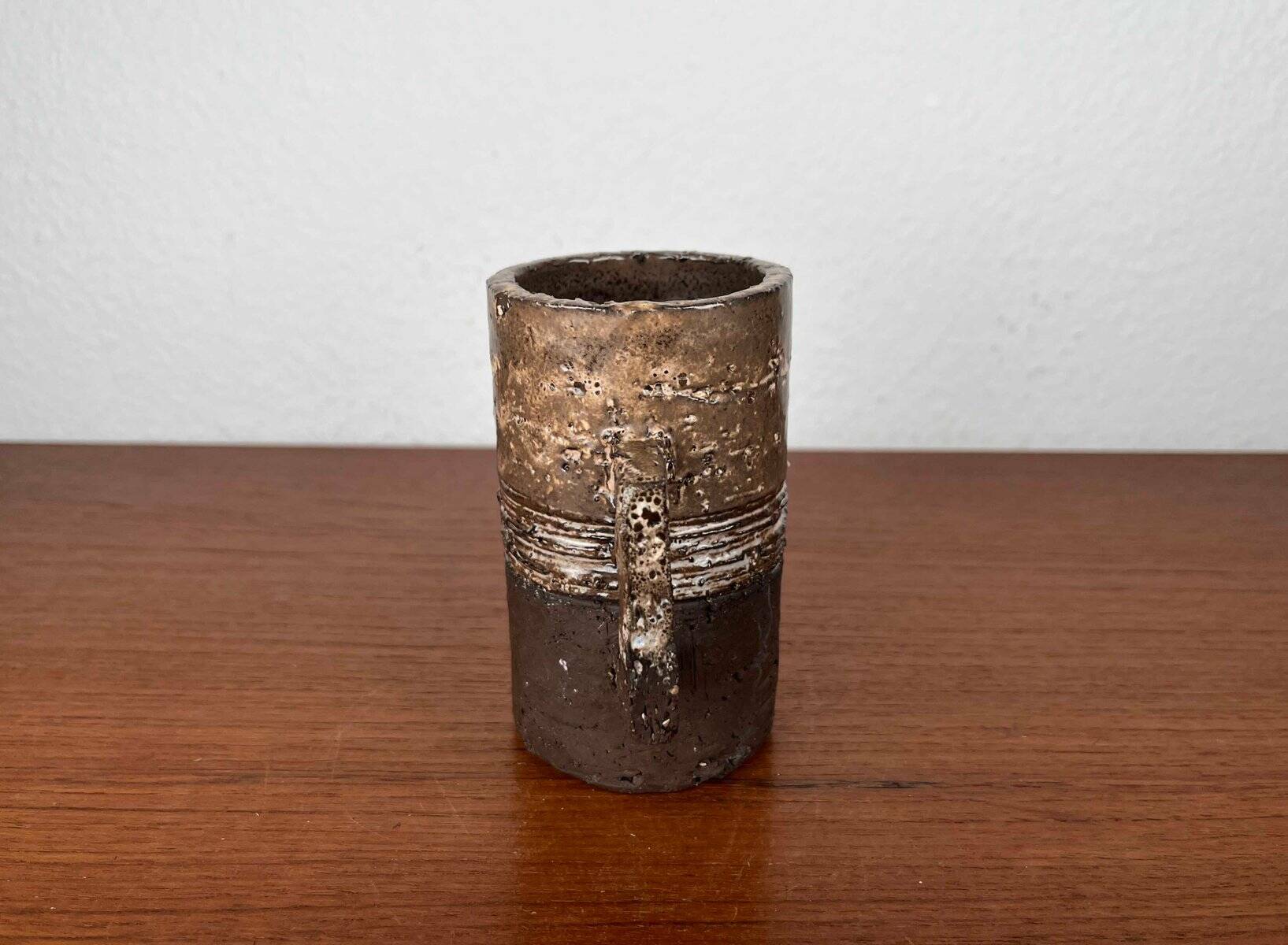 Mug Vase from Danish Modern Pottery Studio by Robert Rob Bentsen, 1960s