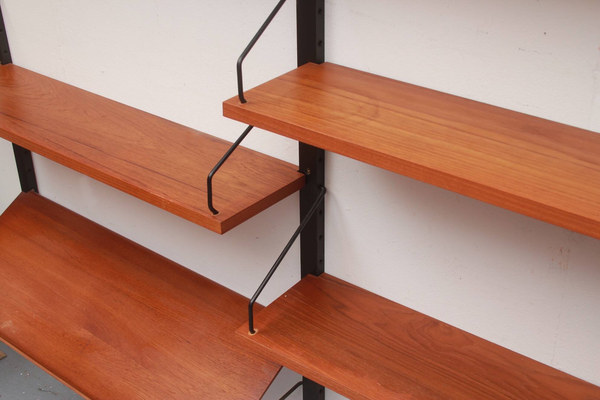 1960s wall unit in teak, Poul Cadovius