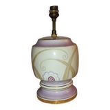 Art Deco ceramic lamp base