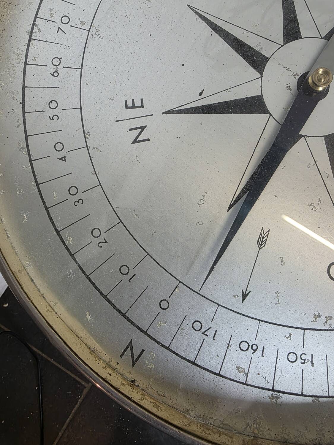 compass coffee table, 1960