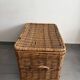Large vintage wicker trunk
