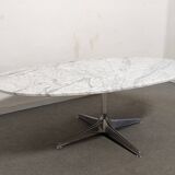 Oval marble coffee table by Horst Brüning, 1960s-1970s