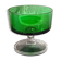 6 stemmed cups in emerald green, Cavalier Luminarc France