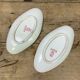 Lot of 2 dishes from Gien porcelain model Pomponnette