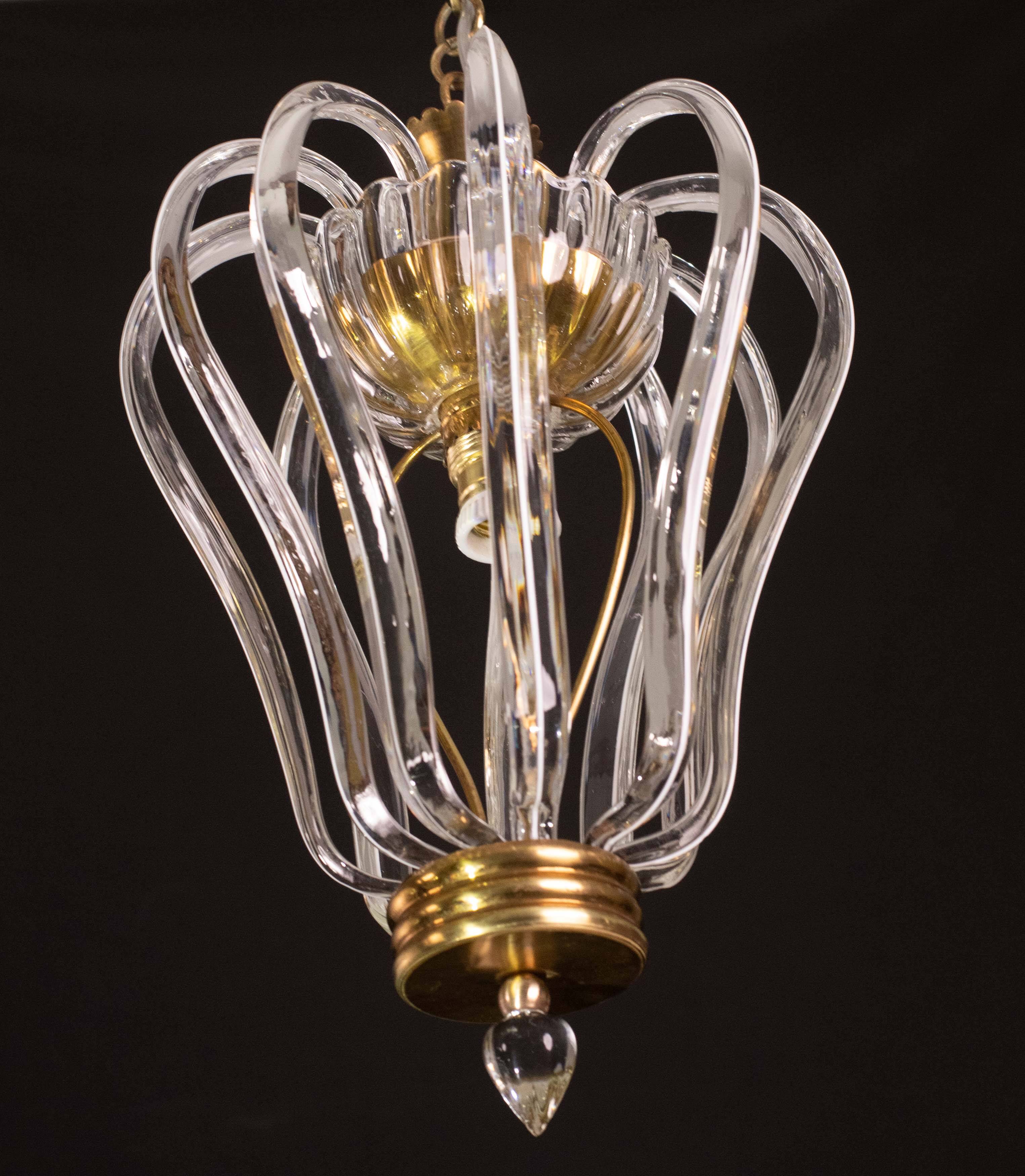 Midcentury Jewel Murano Glass Chandelier by Barovier e Toso, 1950s