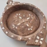 Ancien parat / plateau Indien en bois.
