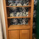 Maison regain library shelf