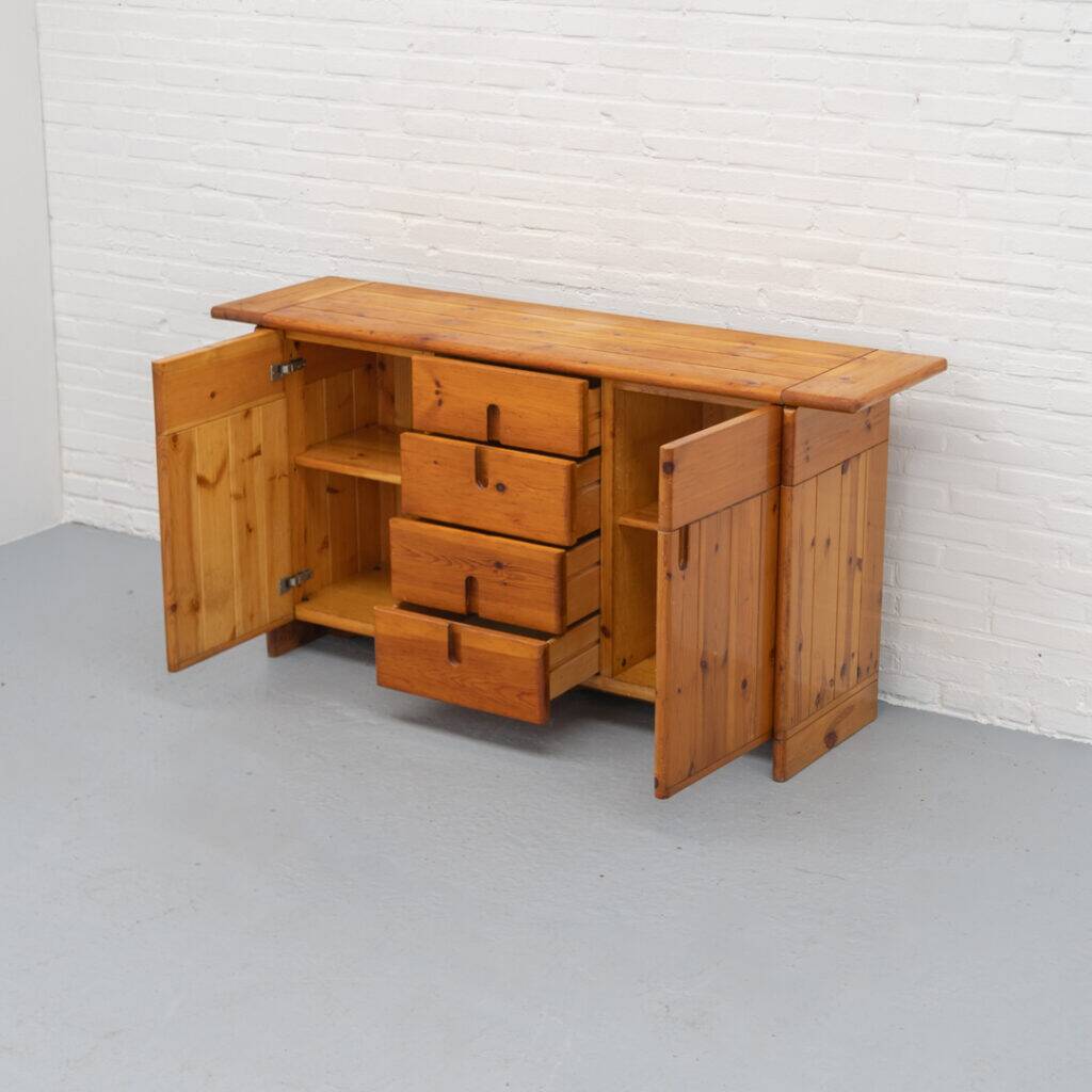 Silvio Coppola pine sideboard, 1960s
