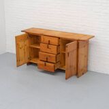 Silvio Coppola pine sideboard, 1960s