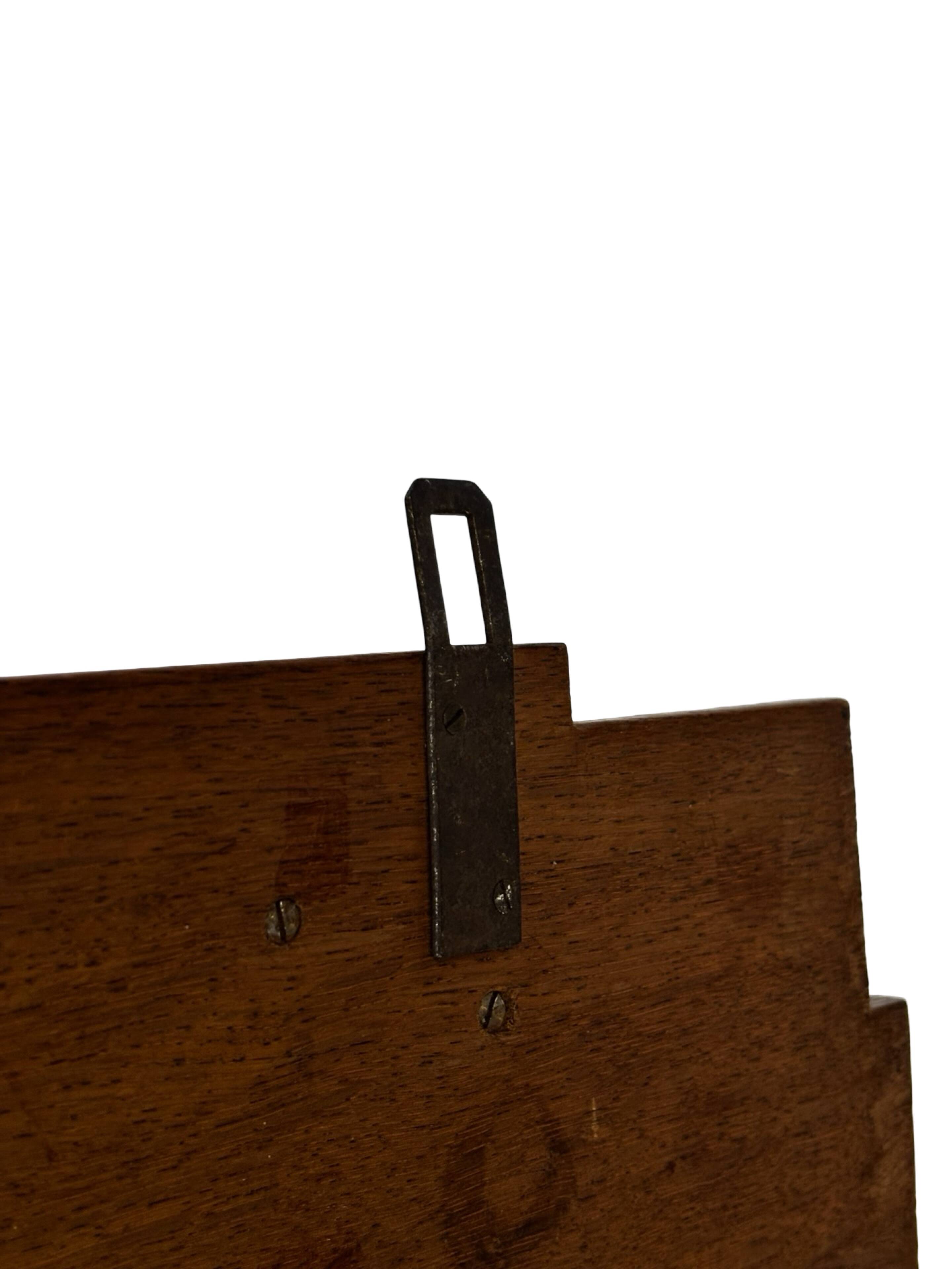 Art Deco wooden wall shelve rack in oak minimalist design