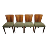 4 art deco dining chairs by Jindrich Halabala