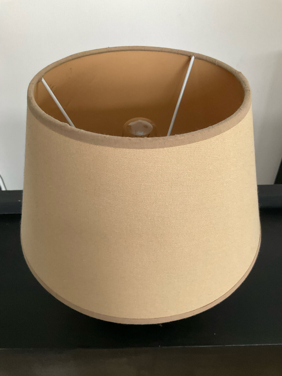 Vintage glazed ceramic lamp