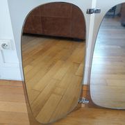 Vintage Fontana Arte triptych mirror