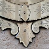 Oval Venetian mirror