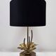 Nenuphar table lamp in bronze and brass by Maison Charles, 1960s.