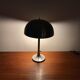 Mushroom lamp, brushed steel, circa 1960