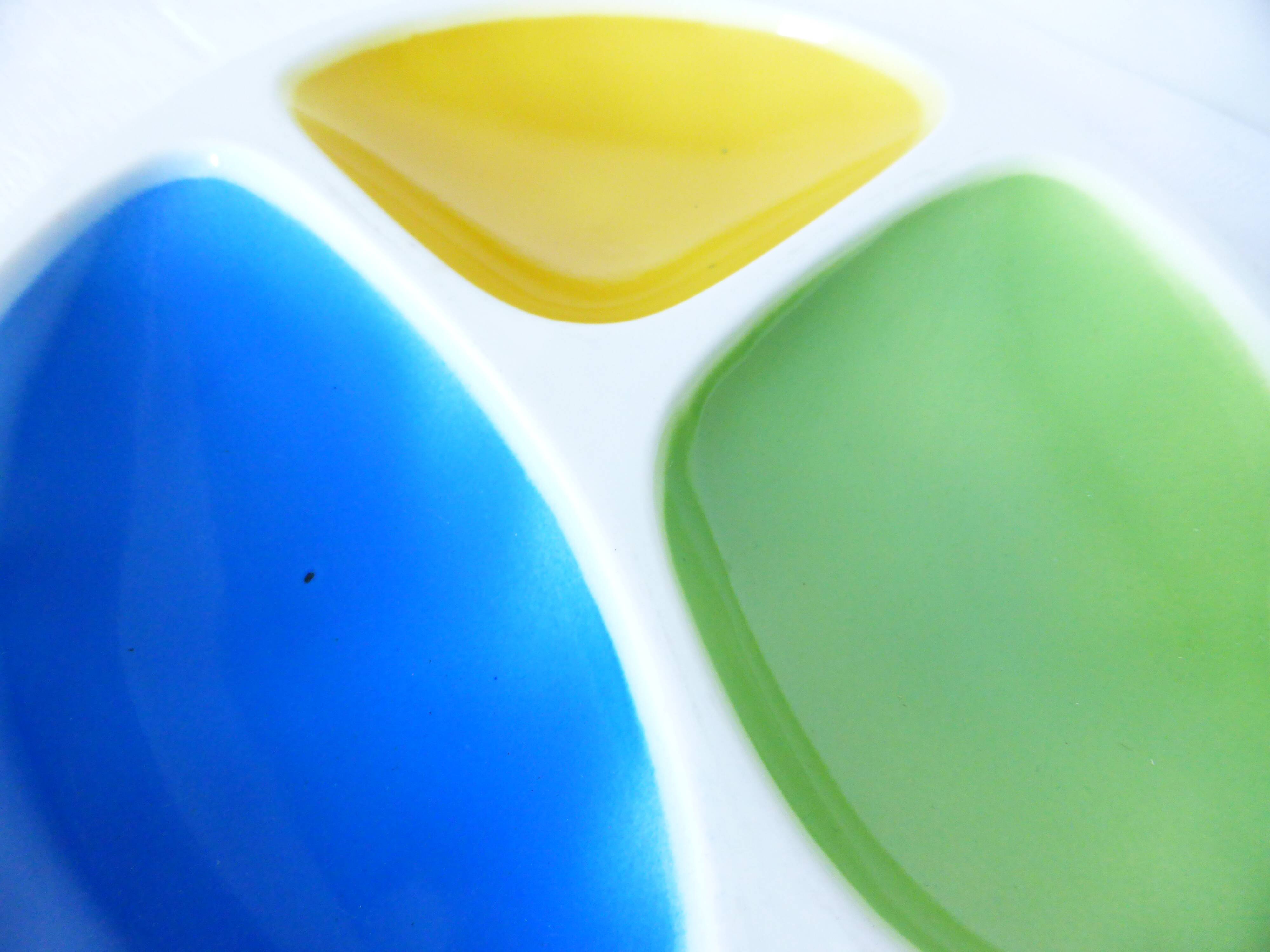 Multicoloured aperitif dish Gien 210773