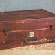 Painted wooden chest