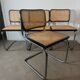 4 chaises Cesca Marcel Breuer  b32 - made in Italy