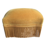 Velvet pouf