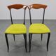 1970s set of eight Charme dining chairs by Fasem, Italy