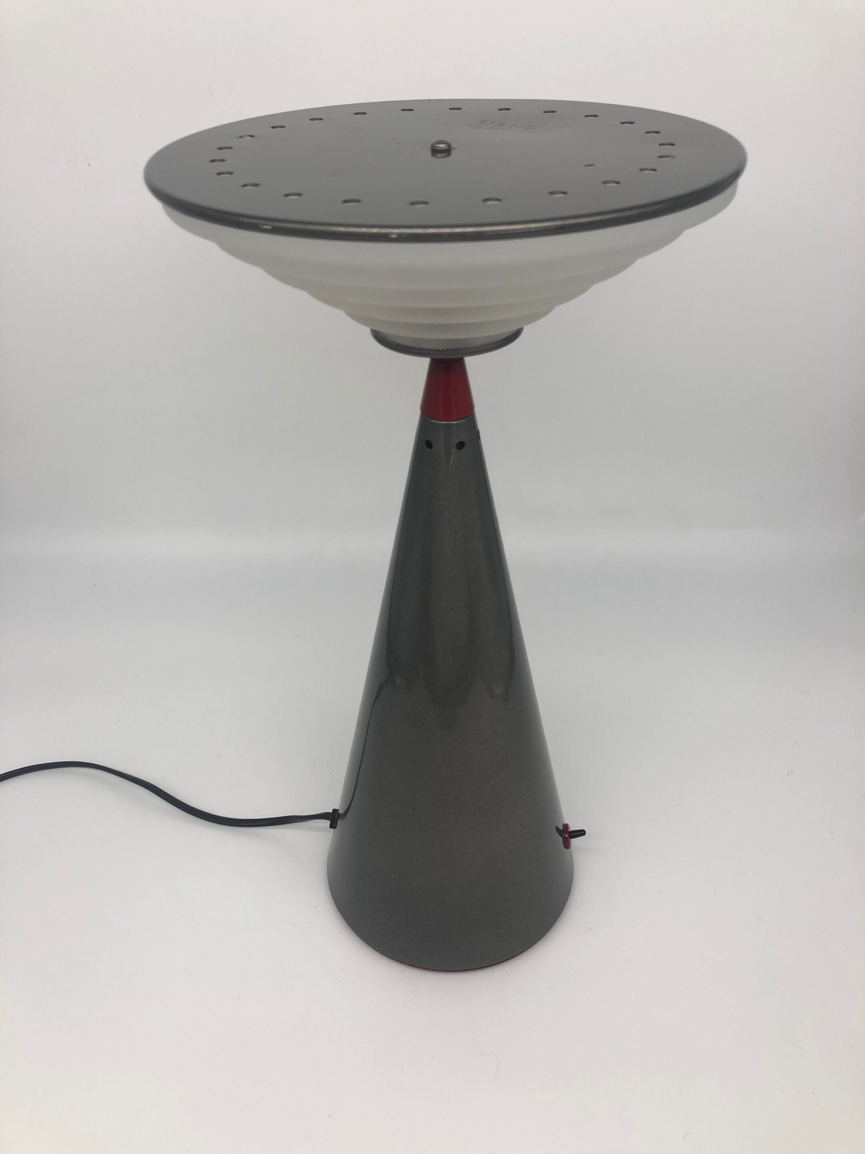 "Ziggurat" lamp by Shigeaki Asahara for Stilnovo, circa 1980