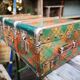 Old metal trunk