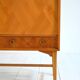 Elm and root veneer cabinet by AB Seffle Möbelfabrik, 1950s