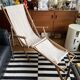 Transat de plage chilienne en bois et coton